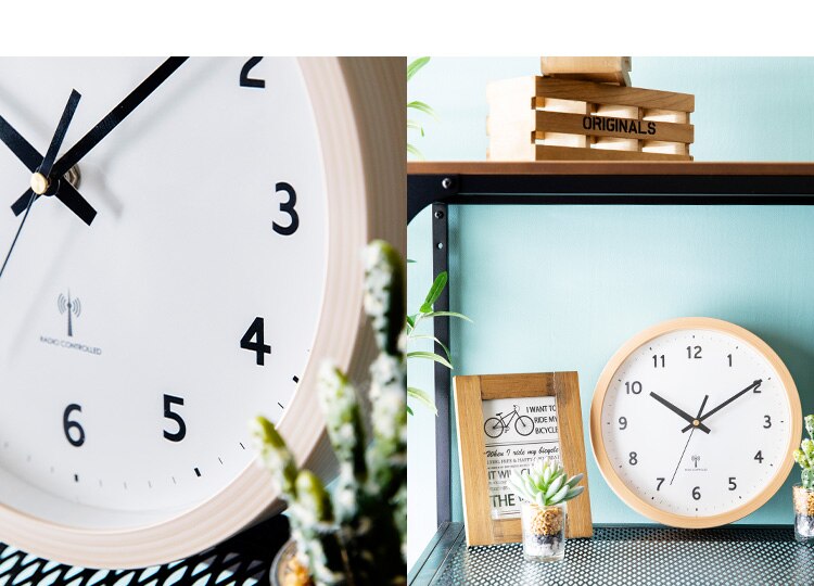 壁掛け時計 PWCRR-25-T ダークブラウン19