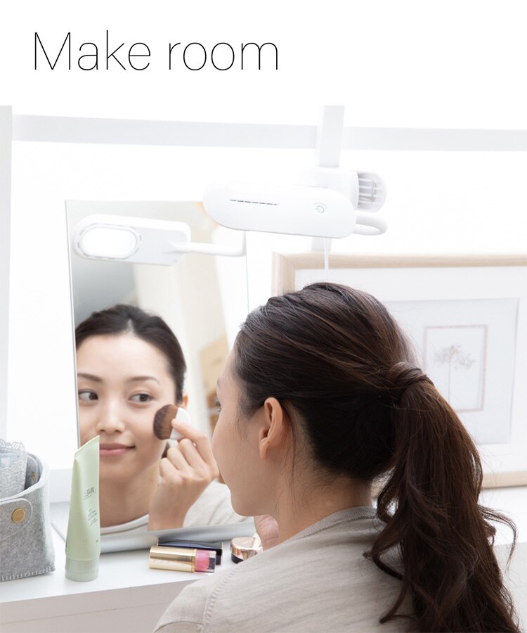 デスクライト LED クリップ式 PCL-R401-B ブラック 7