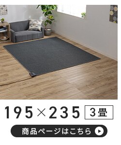 TEKNOS ラグ ＋3畳用カーペット 2点セット ベージュ HCMF-IR300 14