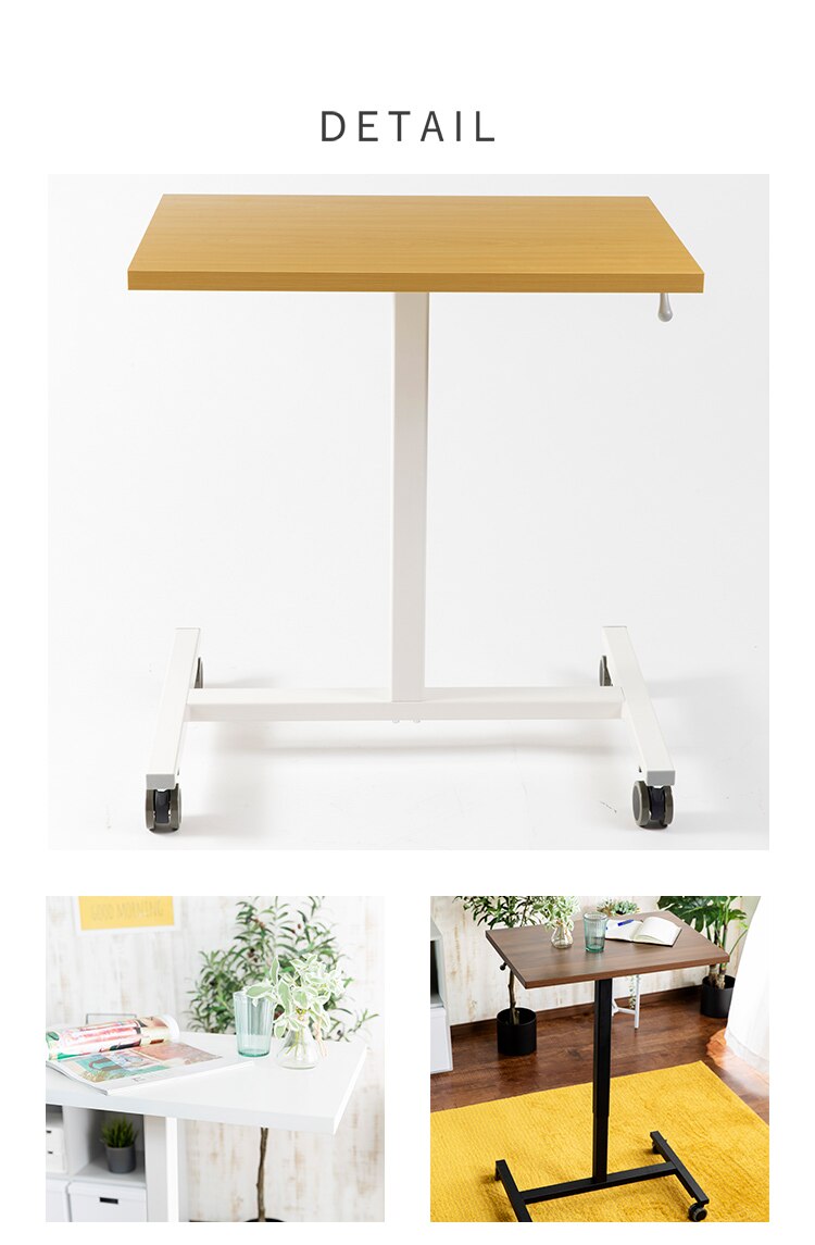 昇降スタンディングデスク LSDK-700 ブラウン11