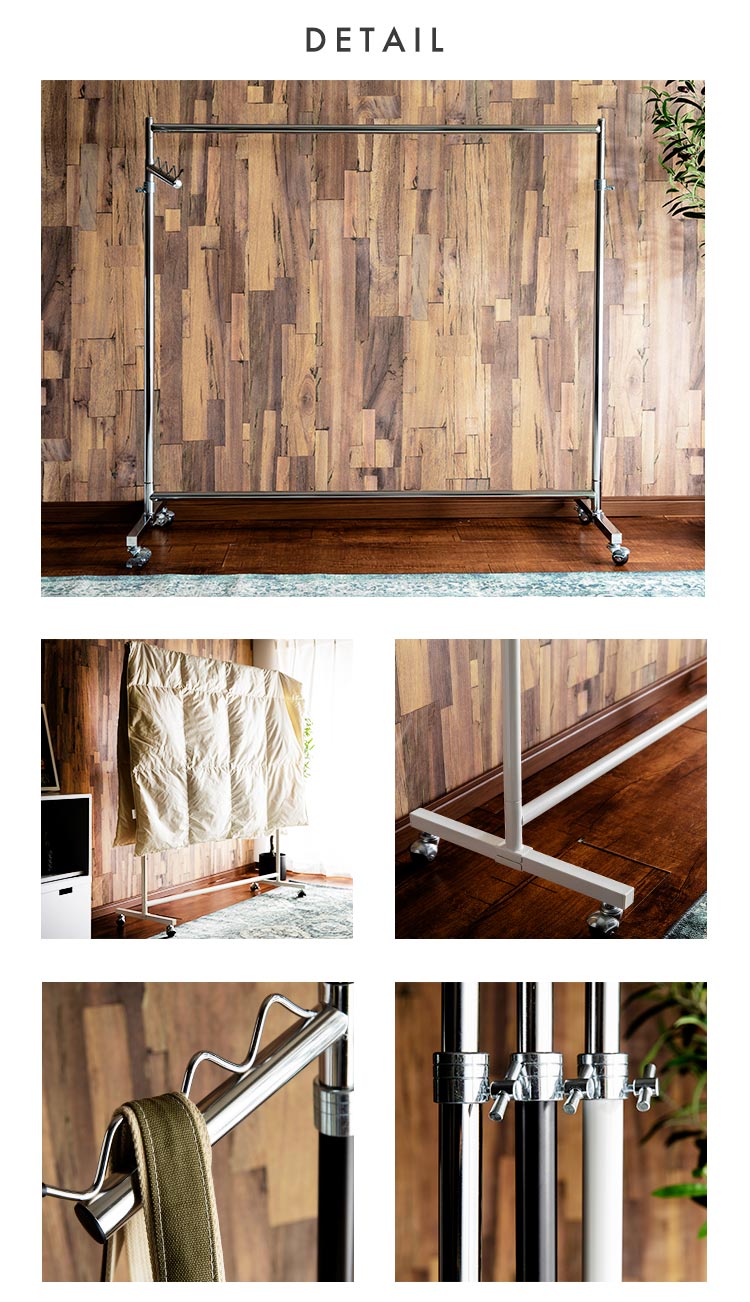 パイプハンガー 120cm幅 PHG-120 ホワイト11