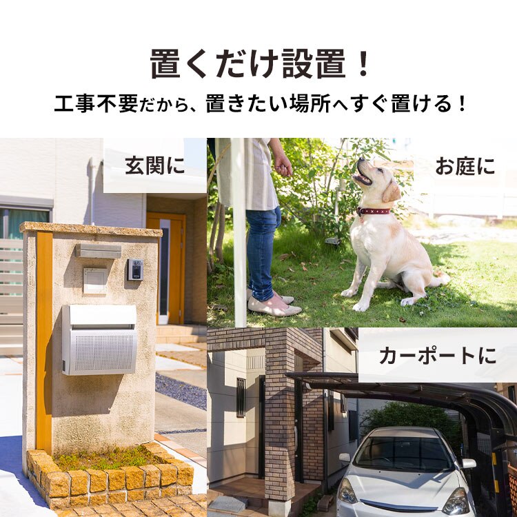 置くだけ設置