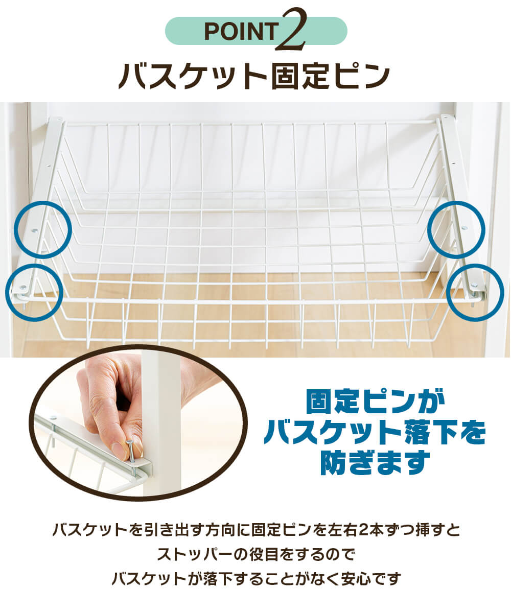 キッチンワゴン KCW-50 ブラウン9