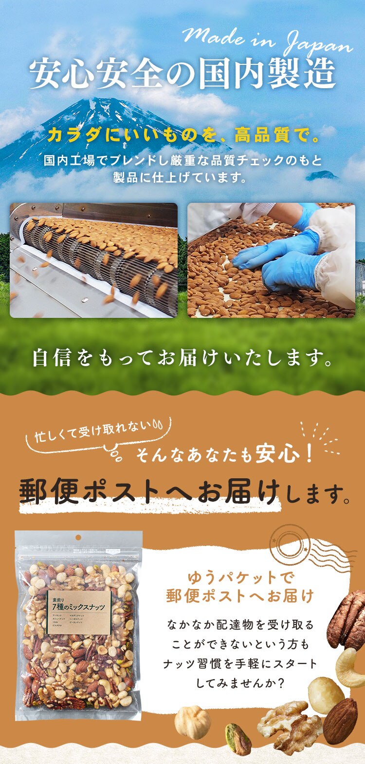 【メール便】鶴食品 7種ミックスナッツ 300g 3種のペッパー【代引き不可】6