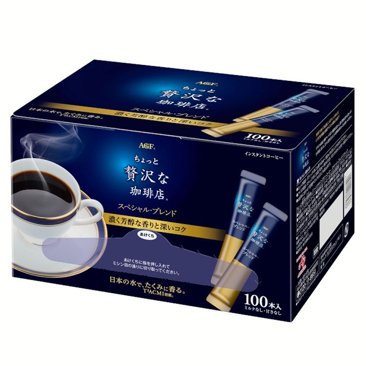 AGF 「ちょっと贅沢な珈琲店」パーソナルインスタントコーヒー スペシャル・ブレンド スティック 100本0