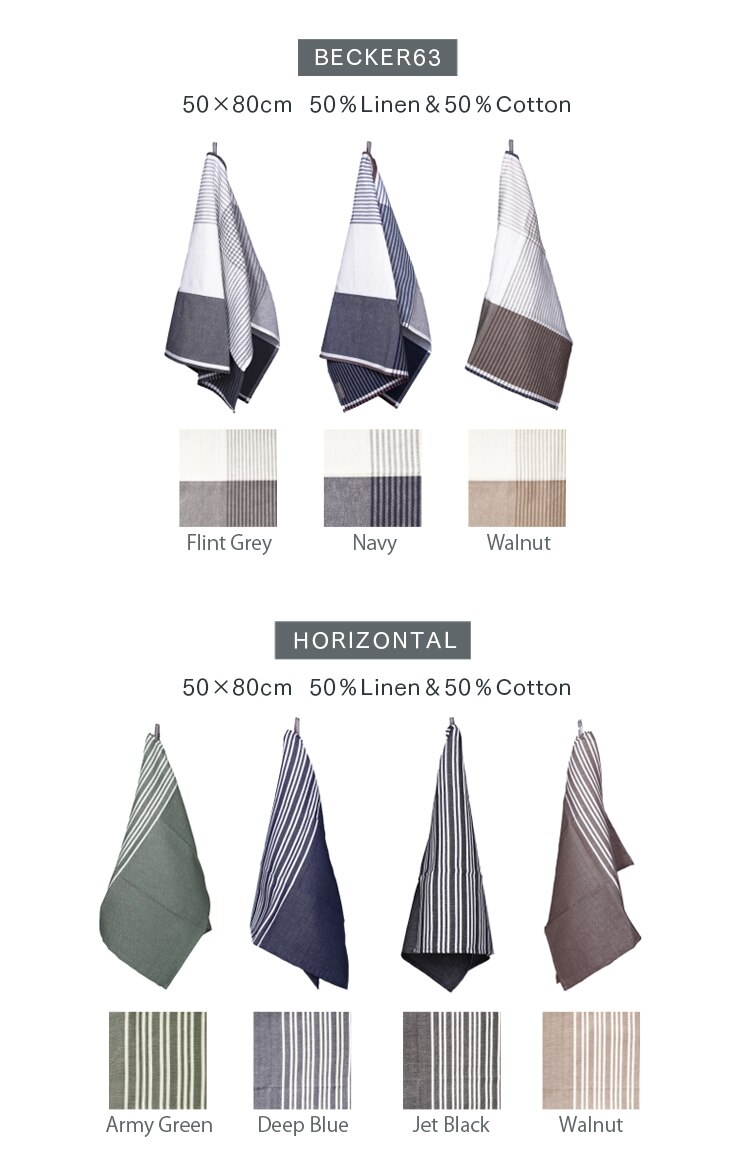 【メール便】ジョージジェンセンダマスク エジプト キッチンタオル ジェイドグリーン【代引き不可】7