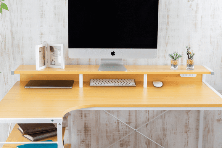 机 デスク PCデスク L字 LDK-1279 ホワイト4