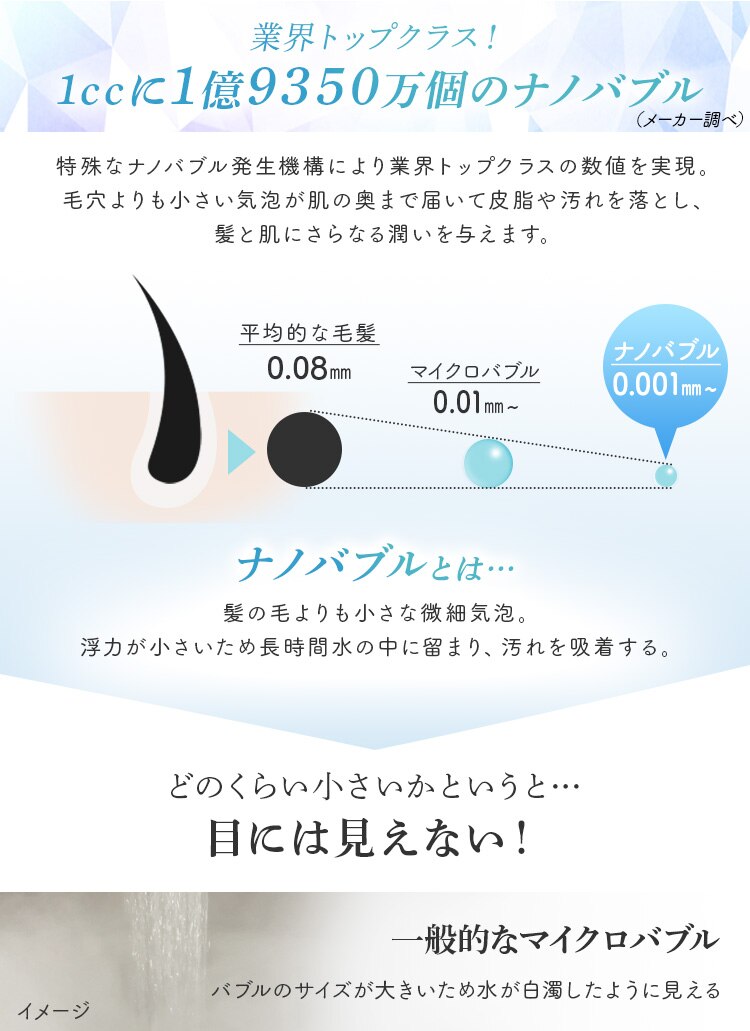 3Dナノバブルシャワー・プレミアム 3D-XN1A-SL 【前払い不可】【代引き不可】【同梱不可】1