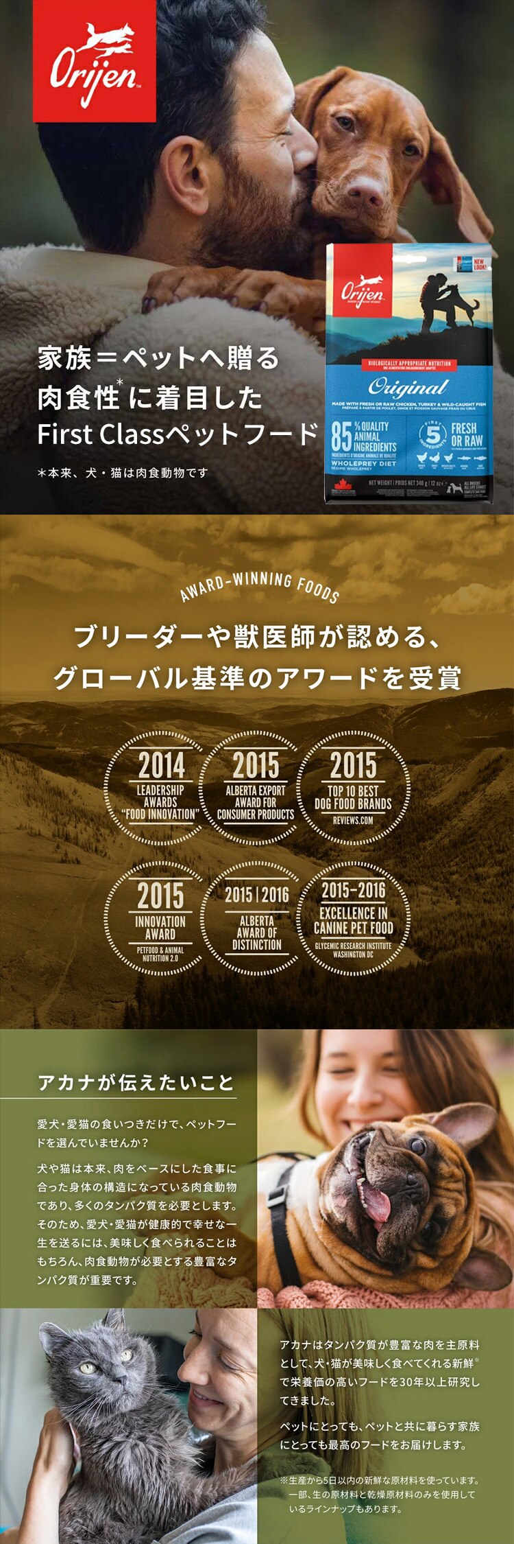 オリジン レジオナルレッド キャット 1.8kg 0