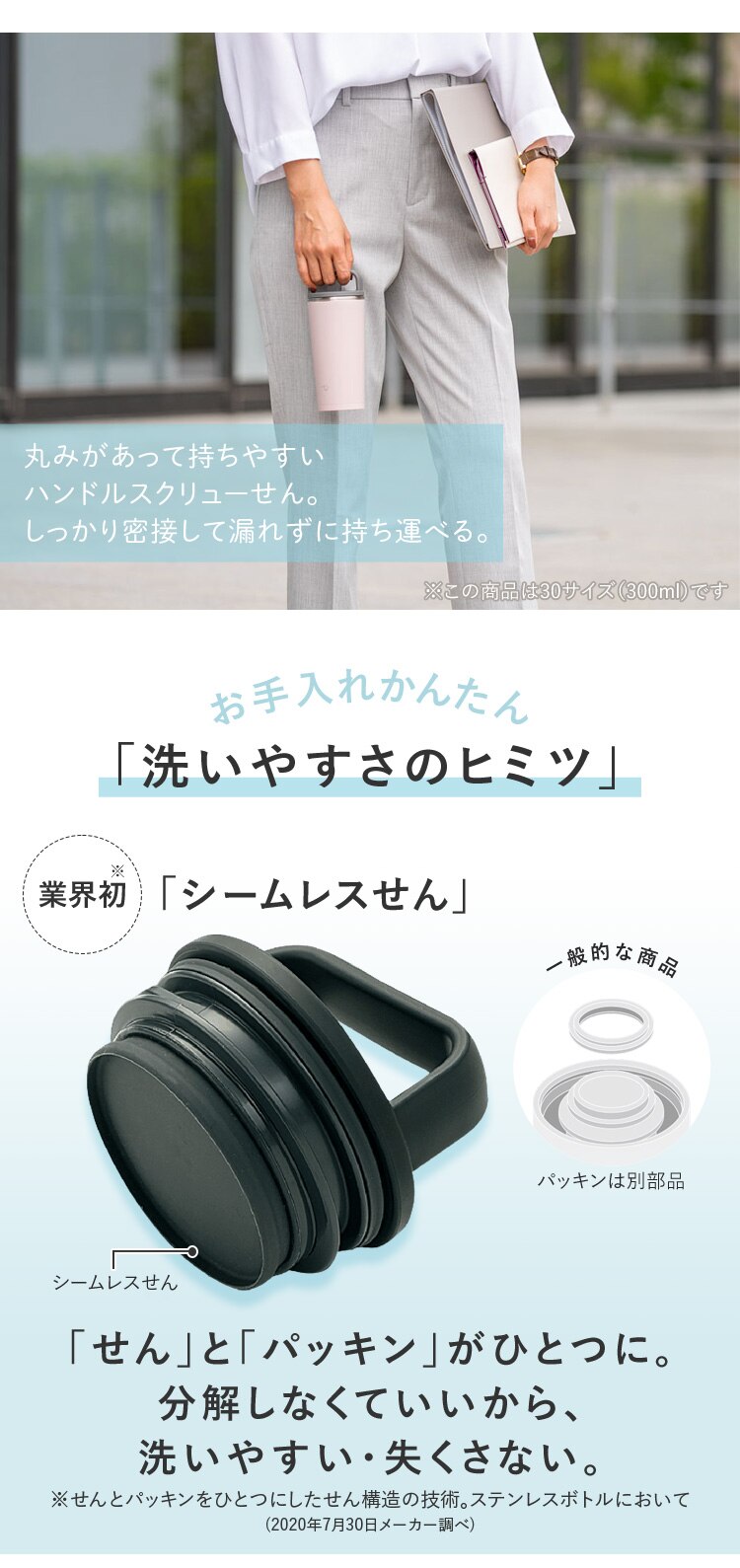 象印 象印ステンレスキャリータンブラー SX-JA40 フォレストグレー3