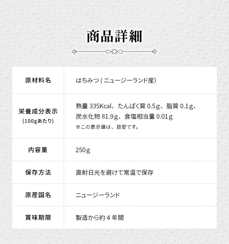 マヌカロイヤル 250gUMF20＋ 【最短賞味期限：2026年11月30日】【前払い不可】【代引き不可】【同梱不可】10