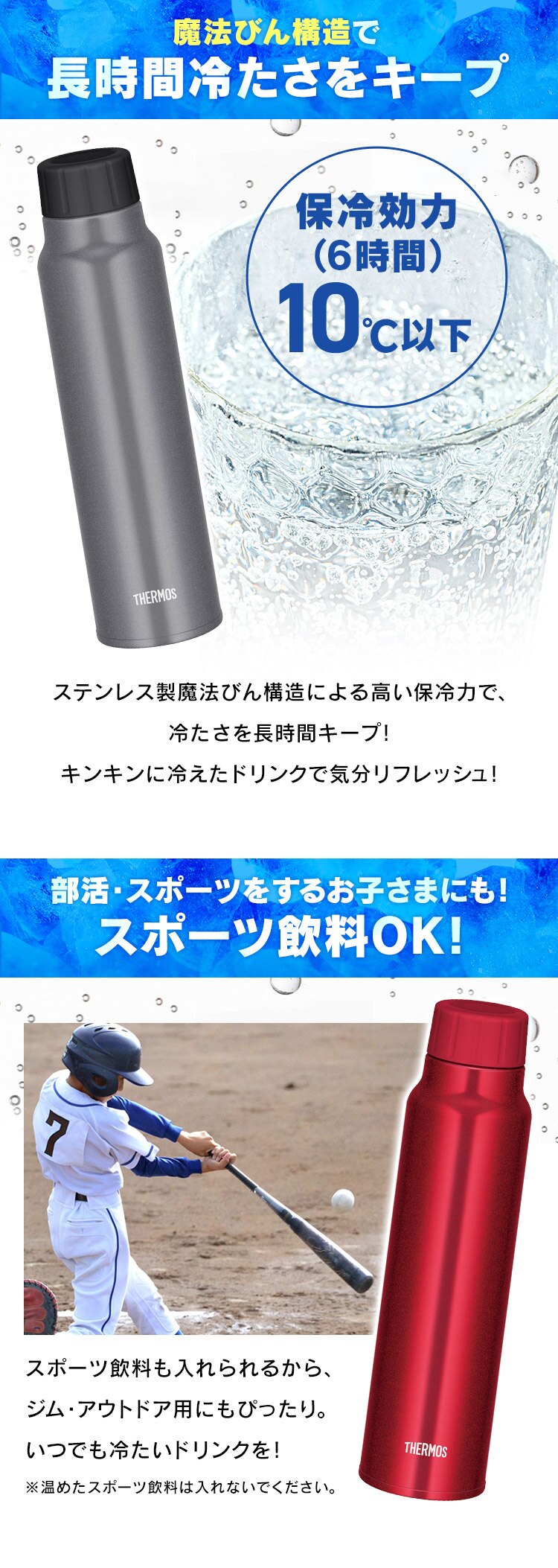 THERMOS 保冷炭酸飲料ボトル2