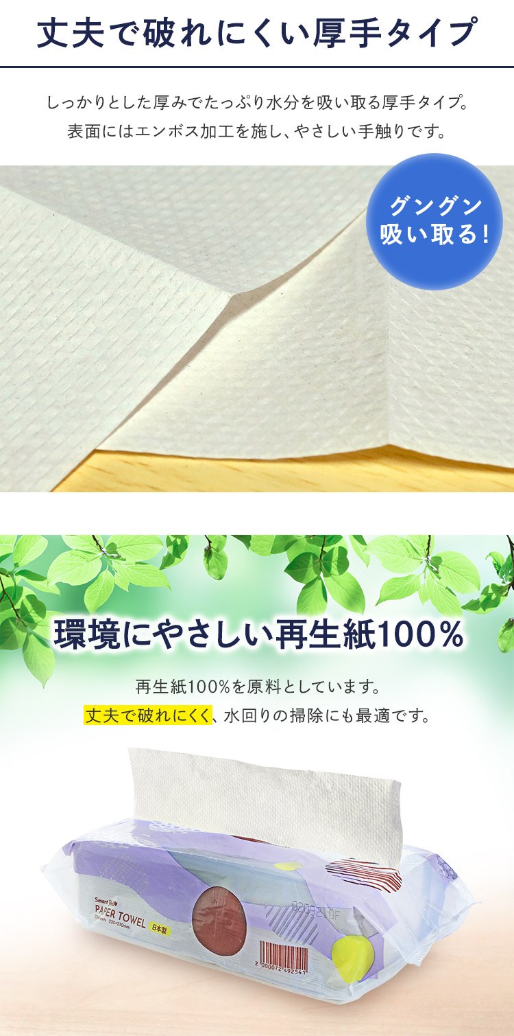 ペーパータオル 国産 スマートエール【SYCP】2