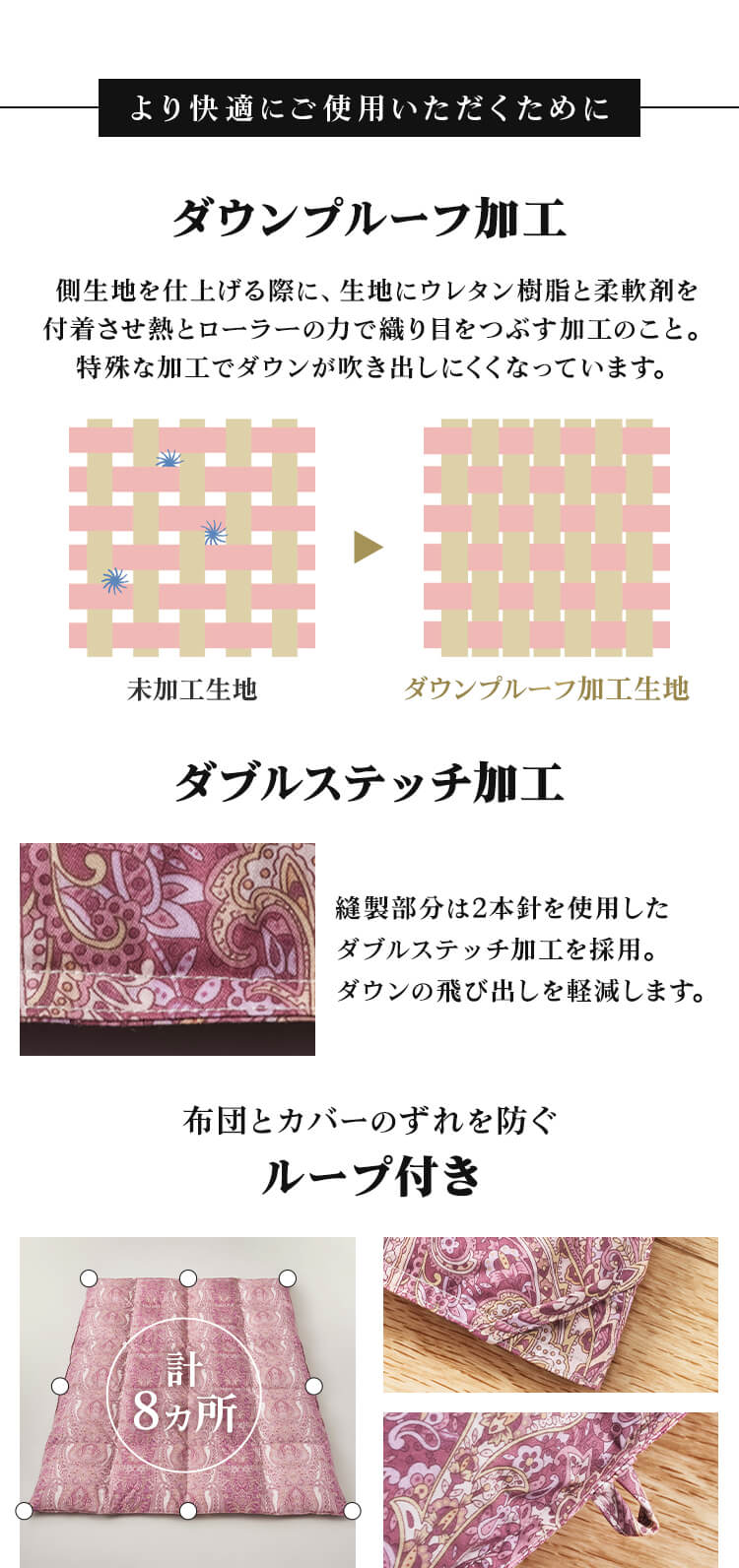 昭和西川 羽毛掛けふとん ハンガリーWGD93％ サテン9