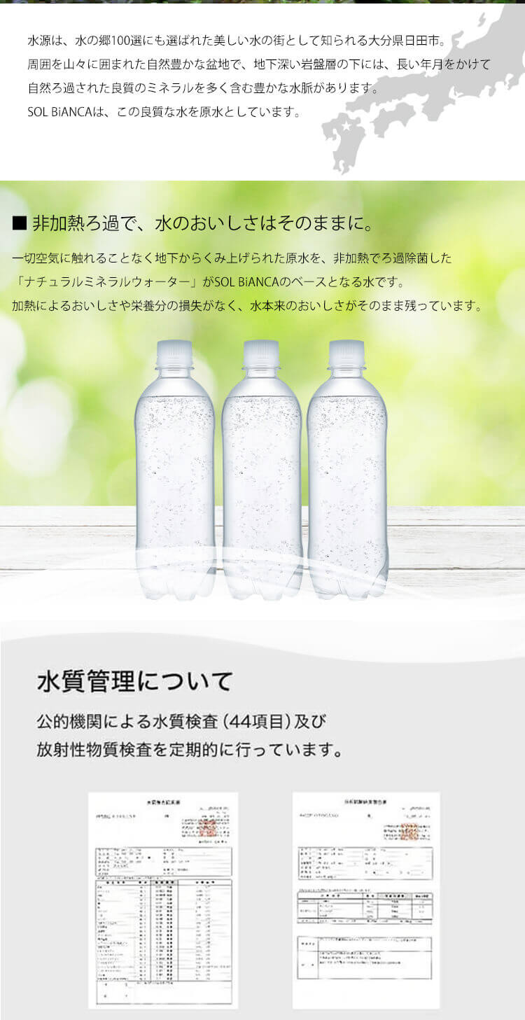 【48本】SOL シリカ 炭酸水 500ml ラベルレス プレーン【代引き不可】4