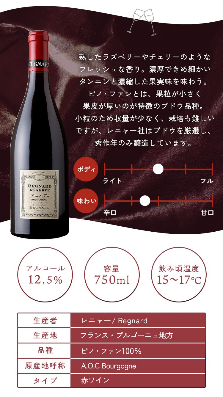 レニャーレゼルヴ ピノファン 赤1