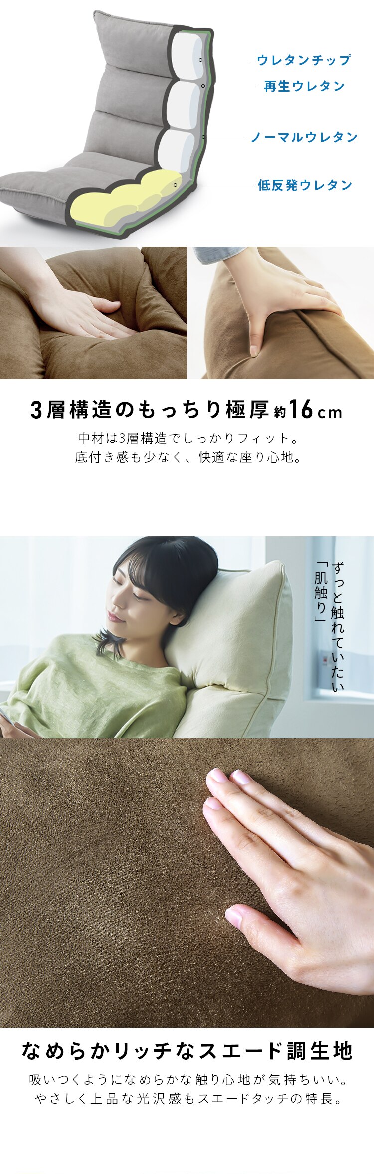 フロアチェア NFC-01 全4色5