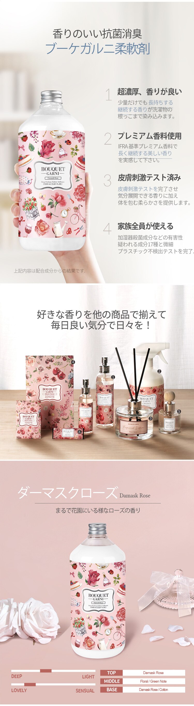 Bouquet Garni 柔軟剤 イランイラン 1L 1