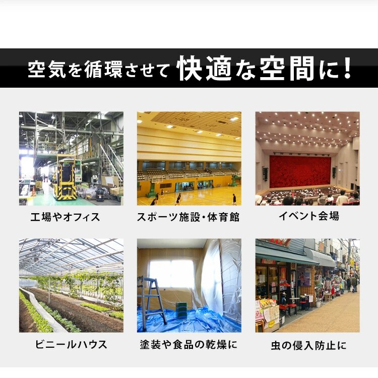 工業扇 工業扇風機 スタンド型 テクノス TEKNOS KG-459RI ブラック1