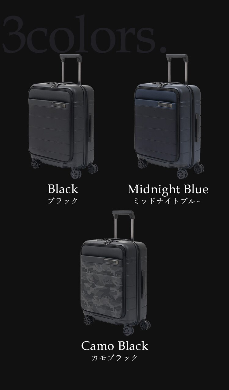 スーツケース サムソナイト 41〜48L 1〜3泊 ダブルキャスター 拡張機能付き NEOPOD スピナ EXP 55/20 ミッドナイトブルー4