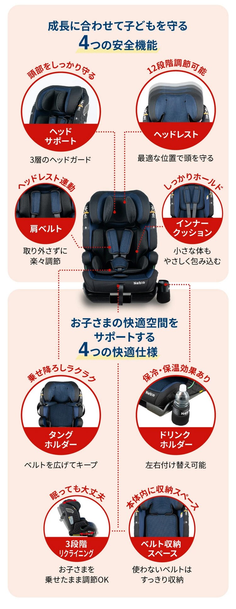 ポップピット Gリクライニング ホワイト【プラザセレクト】3