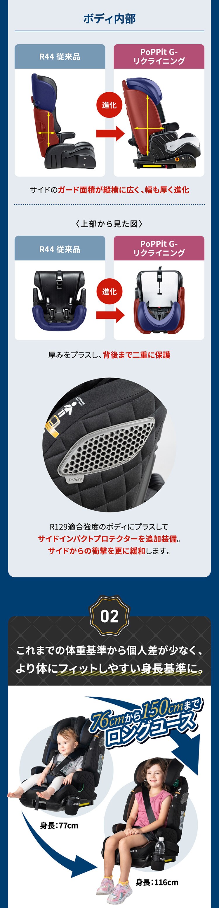 ポップピット Gリクライニング ホワイト【プラザセレクト】5