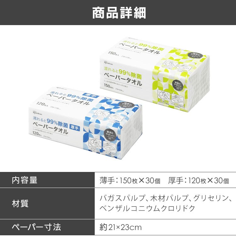 【紙製品まとめ買い】【除菌13点セット】ティッシュペーパー&times;4 ウェットシート&times;8 ハンドタオル&times;21