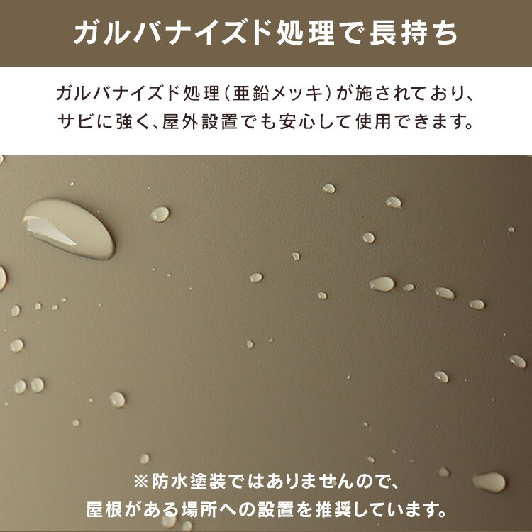 スタンドポスト ポスト 【Simon（シモン）】 SDM-070 ダークグレー/ブラウン木目MOJYU おしゃれ DIY 固定5