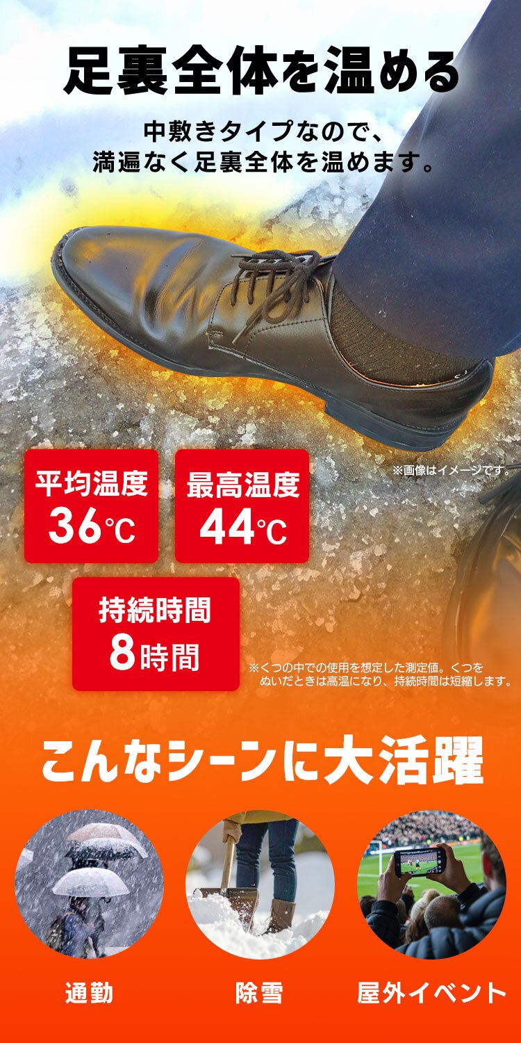 中敷き用カイロ Mサイズ1