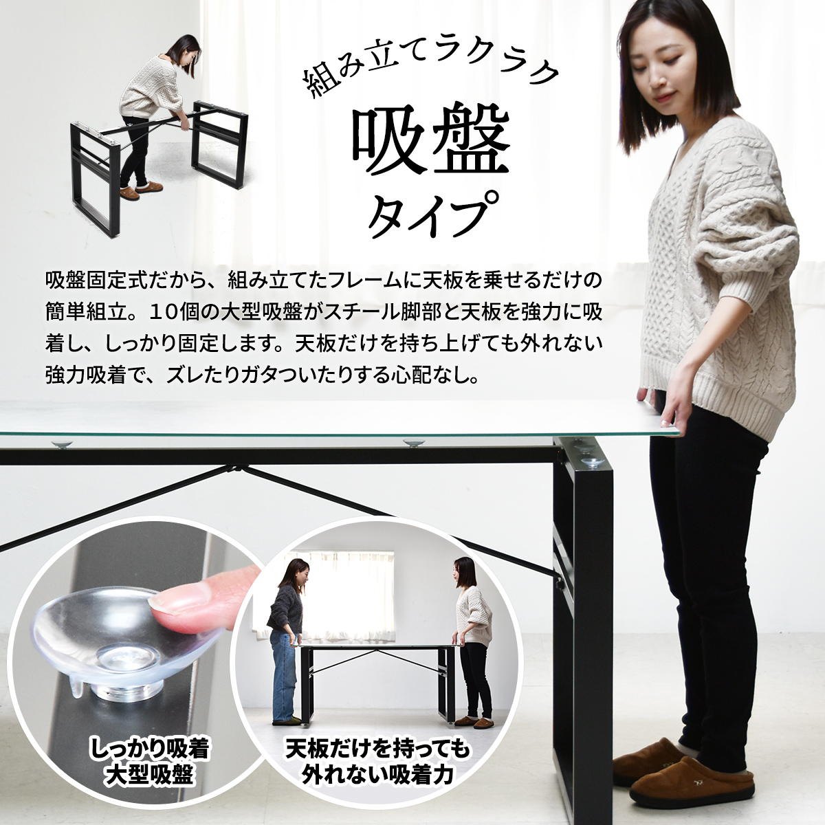 B.Bファニシング CERABILL 収納付きダイニングテーブル 幅120 CEDT0332CEDGY ダークグレー【時間指定不可】【代引き不可】14