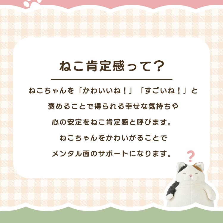 りぶはあと ねこ肯定感 抱きまくらL 27721-42 とらねこのしゃけ1