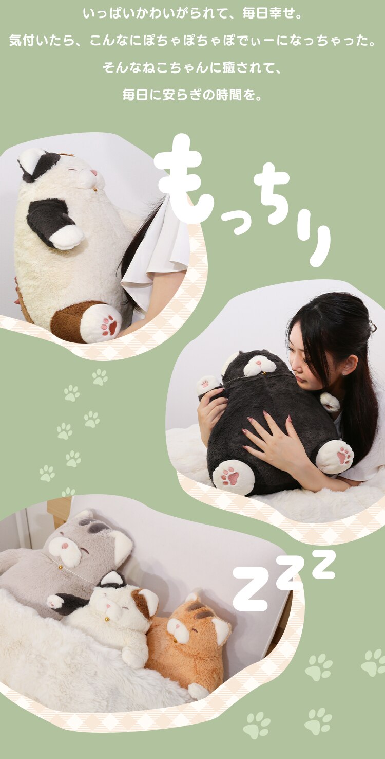 りぶはあと ねこ肯定感 抱きまくらL 27721-42 とらねこのしゃけ2