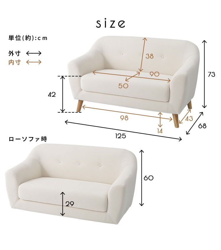 �R���p�N�g�\�t�@ ���F���i 2�l�|��