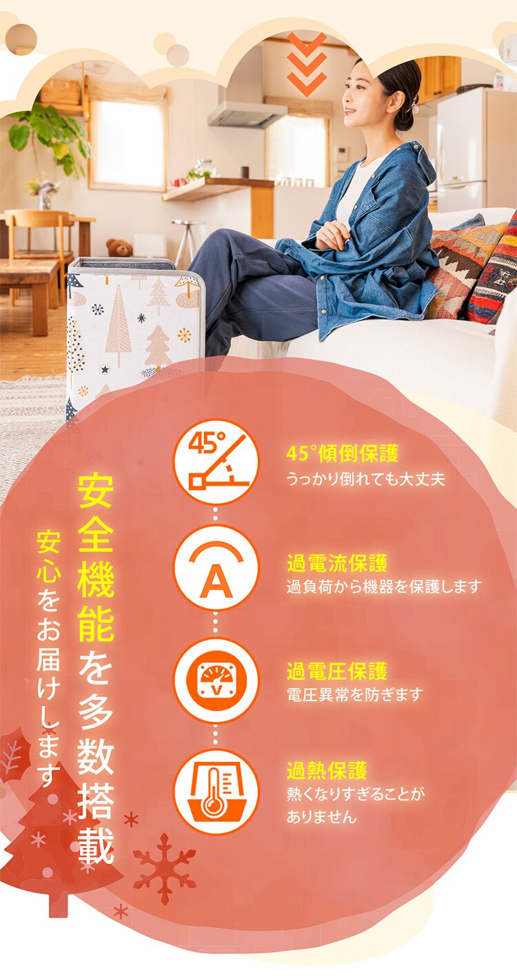 パネルヒーター 3面 TPH-002S-BR セピアブラウン8