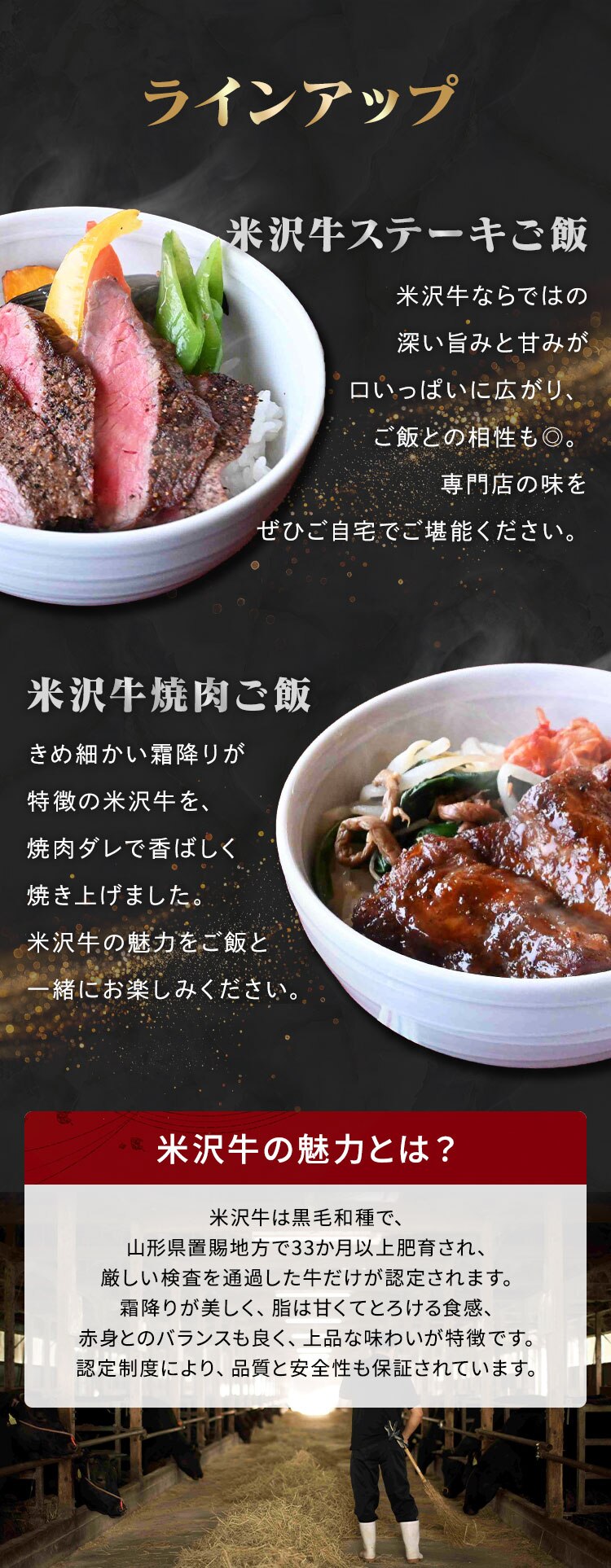 【5％OFFクーポン！】【米沢牛黄木】米沢牛 ステーキ･焼肉ご飯 SYG60J 【代引き不可】1
