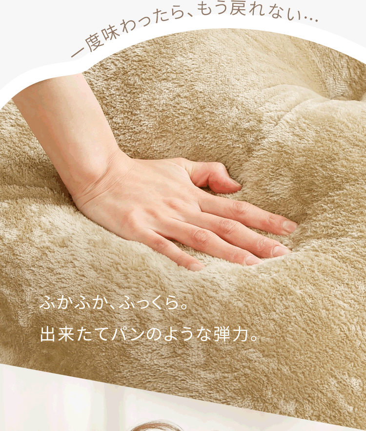 ボリューム長座布団 ブラウン【時間指定不可】【代引き不可】1