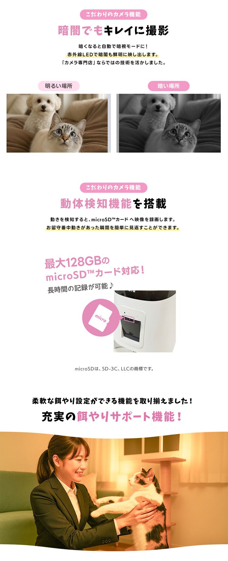 カメラ付き自動給餌器 WTW-IPET2971 2