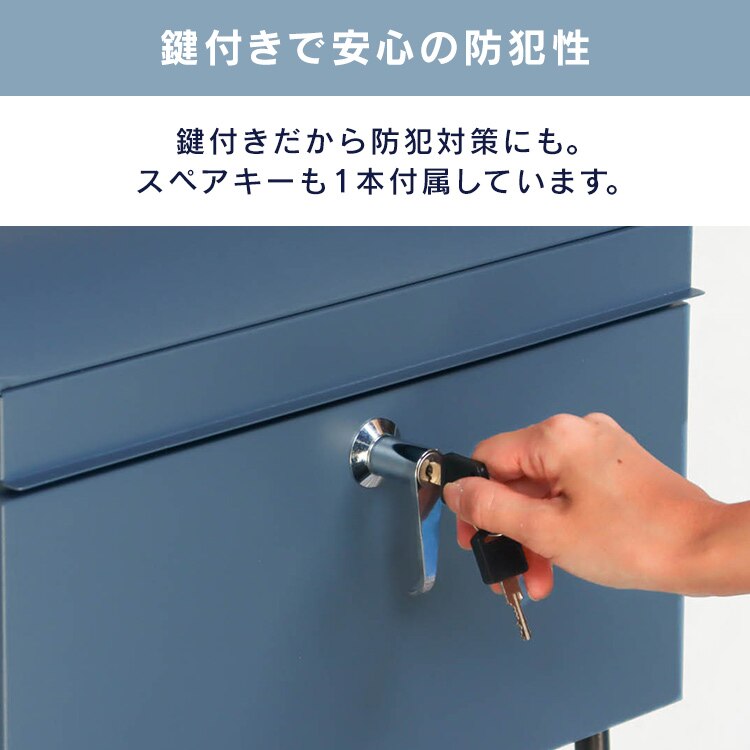 MOJYU スタンドポスト【Marica-マリカ-】 SDM-096 ネイビーブルー/ブラック4