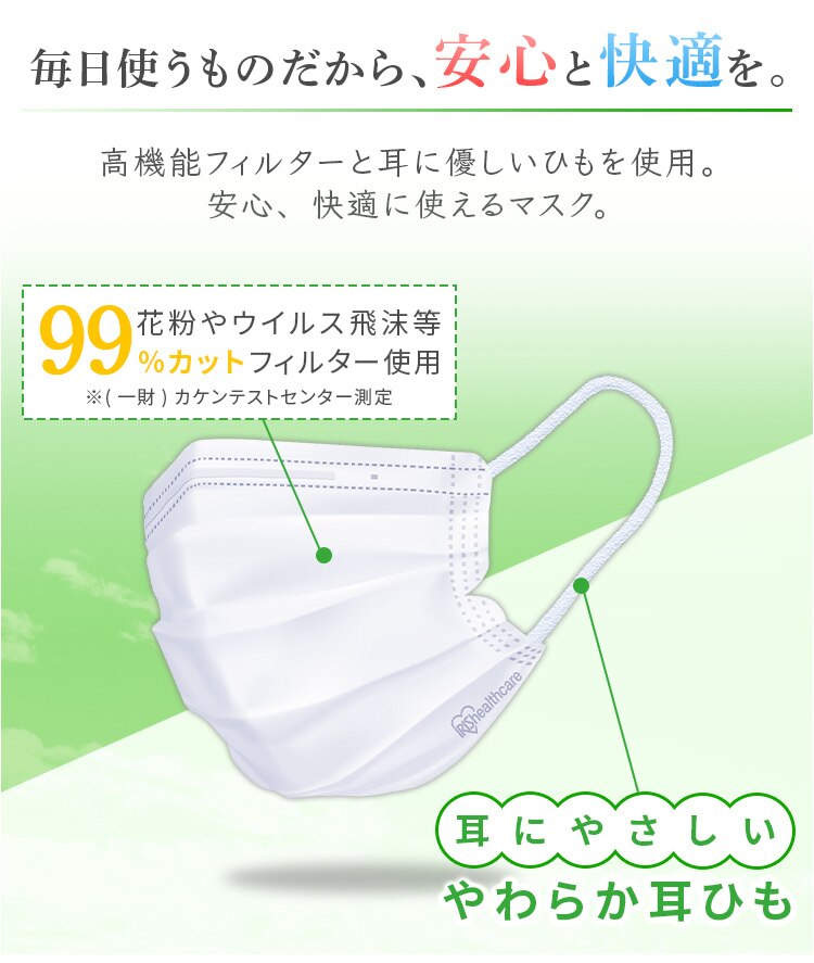 【7枚】 DISPOSABLE マスク ふつうサイズ　3