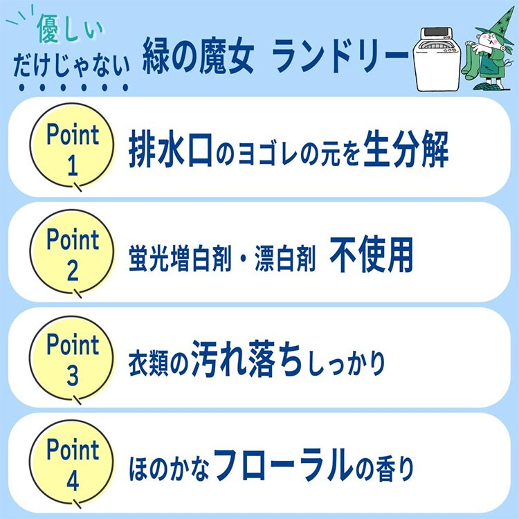 【2個セット】緑の魔女 洗濯洗剤 5L 2