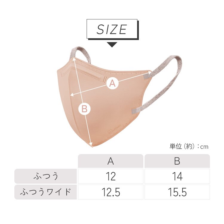 【60枚】 DAILY FIT MASK カラーマスク ふつうワイドサイズ 5枚入&times;12 ナイトブルー1