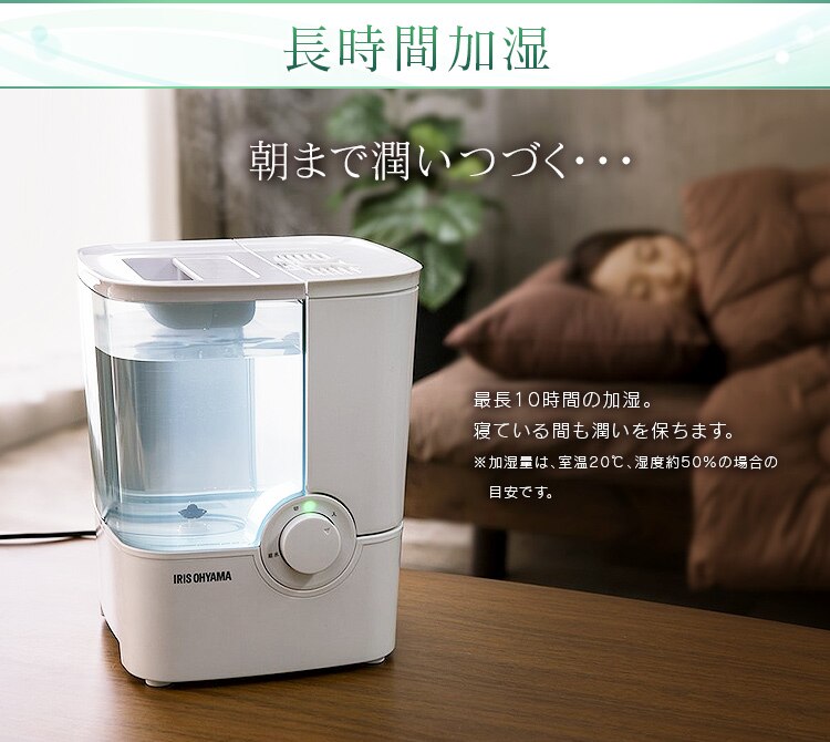 加熱式加湿器 SHM-4LU-G ホワイト/グリーン4