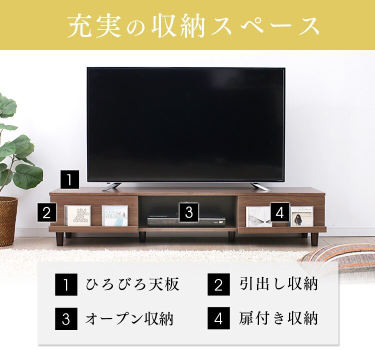 充実の収納スペース