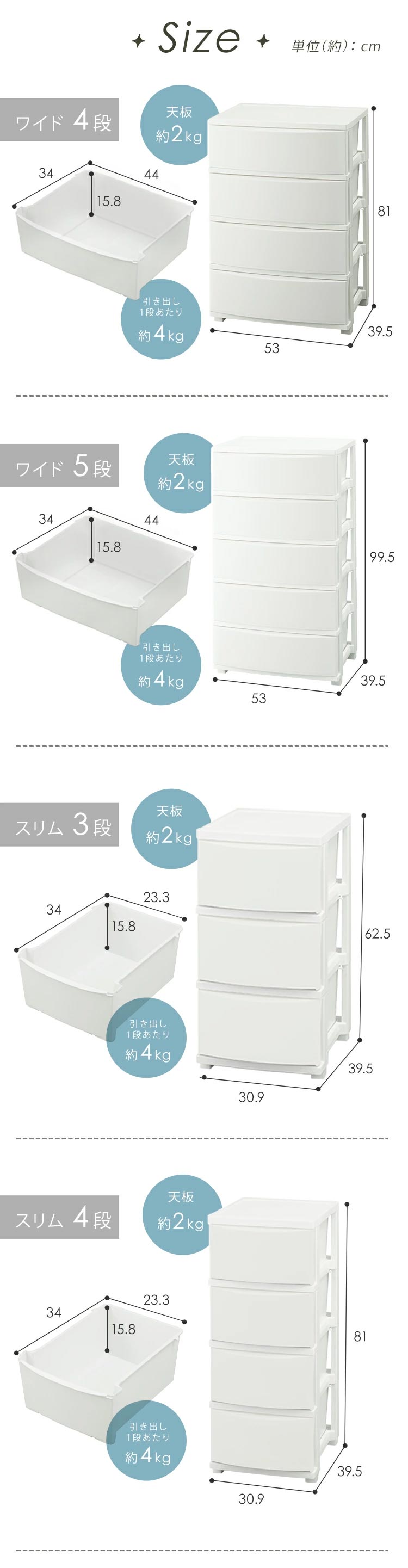 チェスト 3段 組み立て簡単 収納ボックス タンス コロネチェスト CLN-323 ライトベージュ6