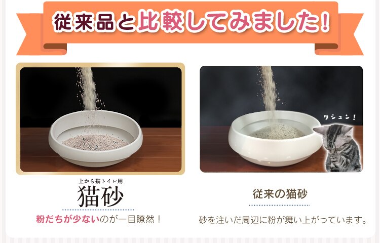 【3袋セット】 上から猫トイレ用 猫砂 7L UNS-7L 11