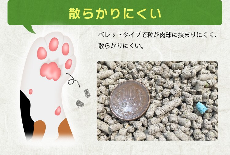 お茶の猫砂 7L OCN-706