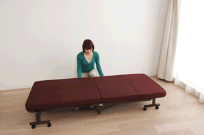 ベッド シングル 折りたたみ 14段階リクライニング 厚さ9cm OTB-TRN【前払い不可】【代引き不可】【同梱不可】8