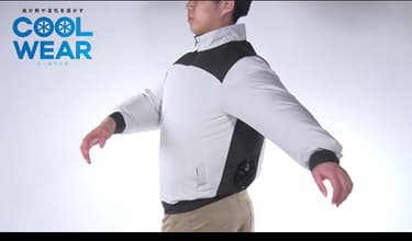 長袖 Ｍ クールウェア PRO ファン バッテリーセット グレー7