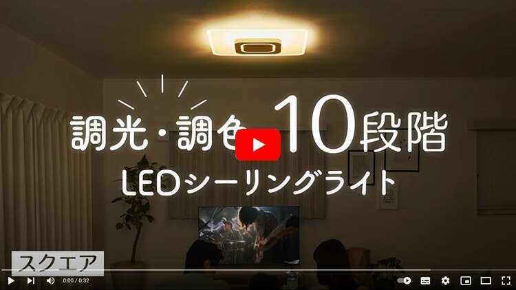 LED�V�[�����O���C�g �X�N�G�A 8�� �������Fver
