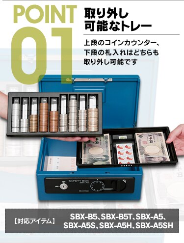 POINT1 取り外し可能なトレー